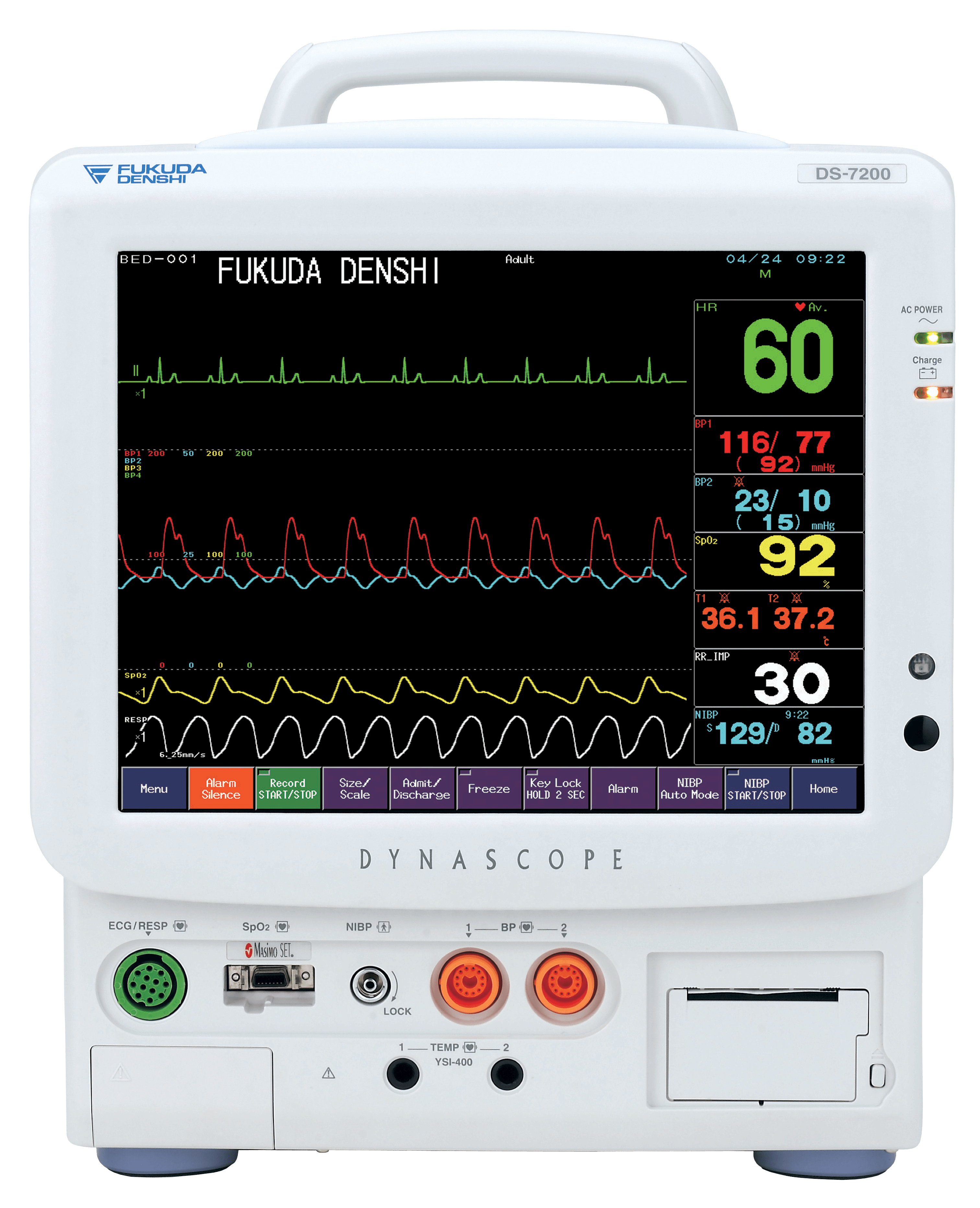 DYNASCOPE DS 7200 Portable Monitor Support Fukuda Denshi DYNASCOPE DS 7200 Portable Monitor Support Fukuda Denshi